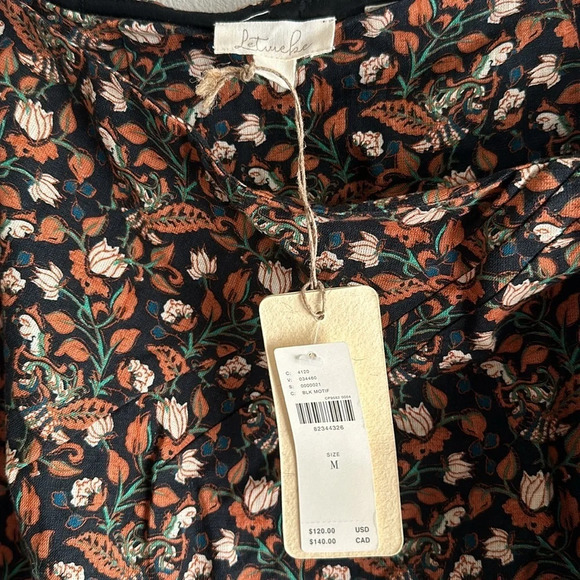 Anthropologie LetMeBe Floral Wrap Skirt​ - Picture 4 of 4